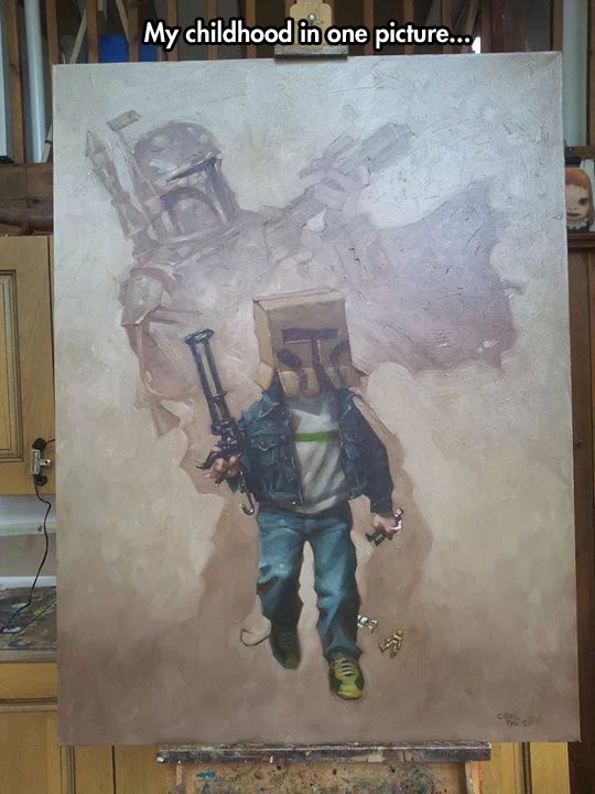 cool-oil-painting-childhood-memories-badass