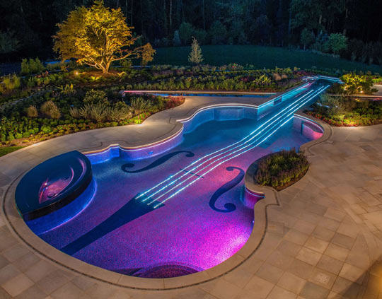 Majestic violin pool…