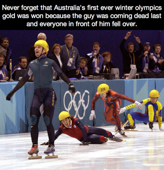 Australia’s first ever winter Olympics gold…