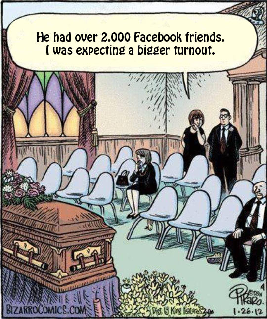 What I expect funerals in the near future to be…
