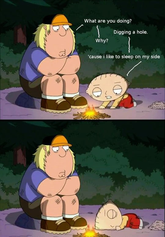 funny-Family-Guy-Stewie-fire-forest