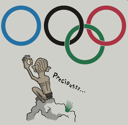 Gollum goes to the Olympic games…
