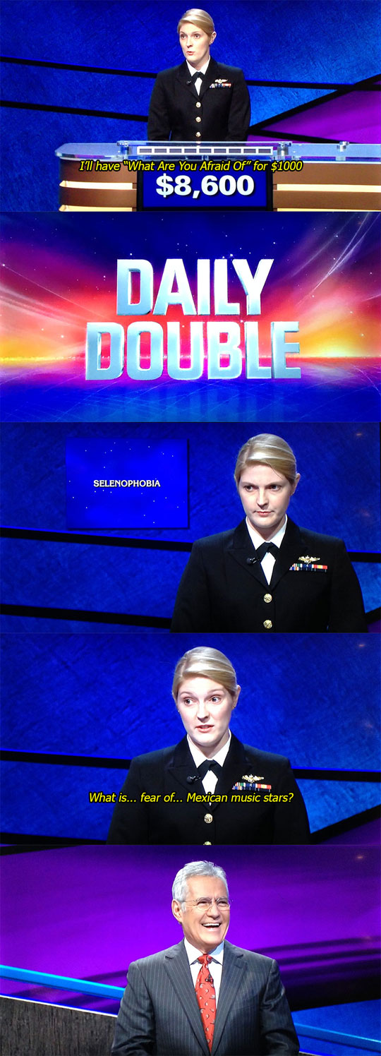 Best Jeopardy response ever…