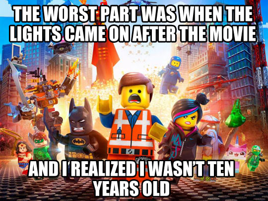 The worst part of the Lego movie…