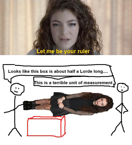 A new use for Lorde…