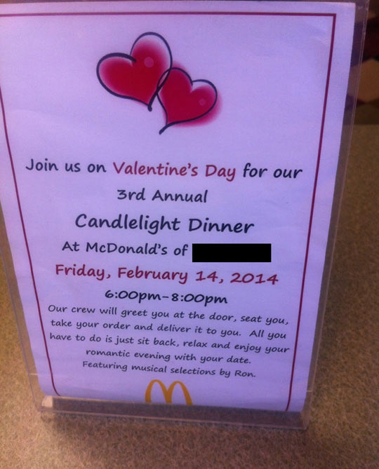For those who don’t have Valentine’s Day plans yet…