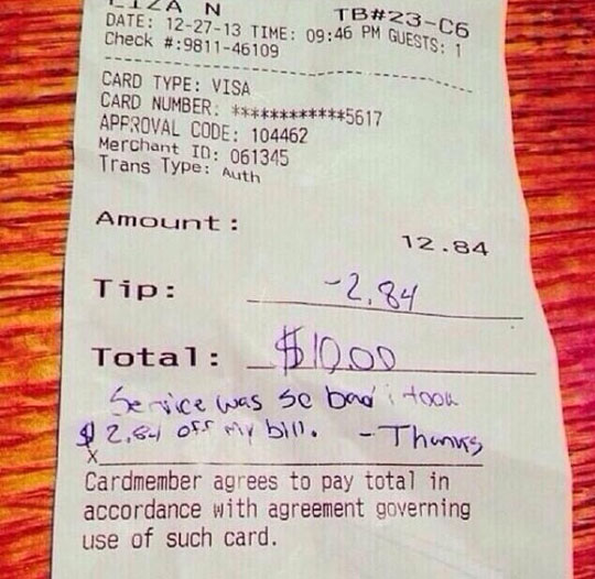 I don’t think that’s how tips work…