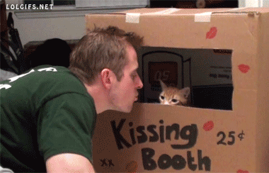 A kissing booth for internet...