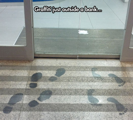 funny-graffiti-foot-print-bank