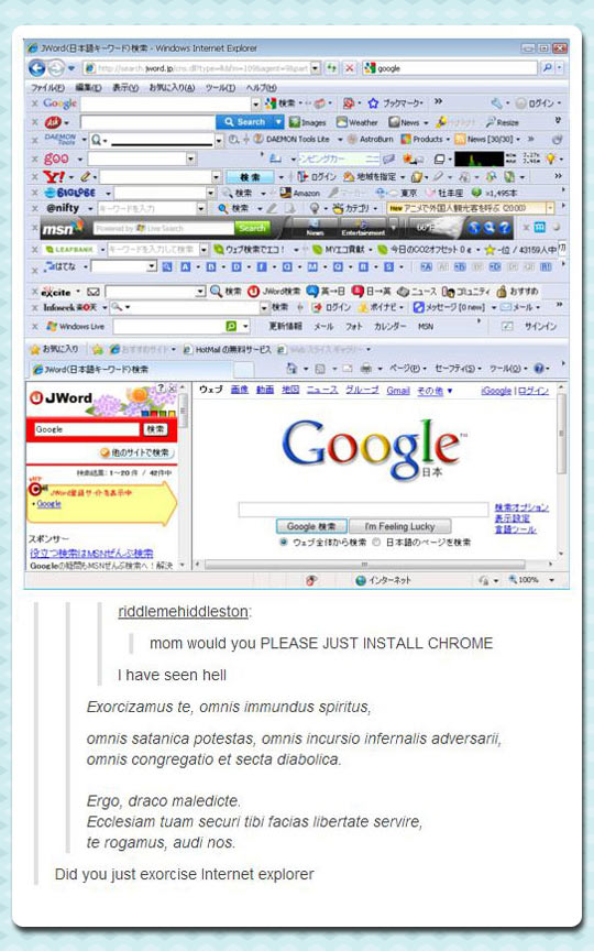 Just install Chrome…