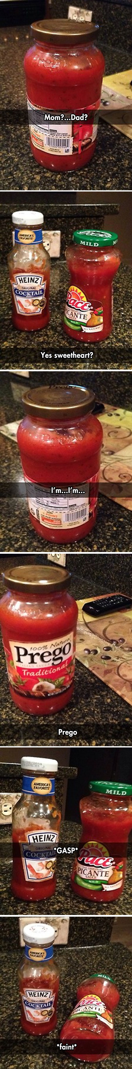 Tomato sauce problems…