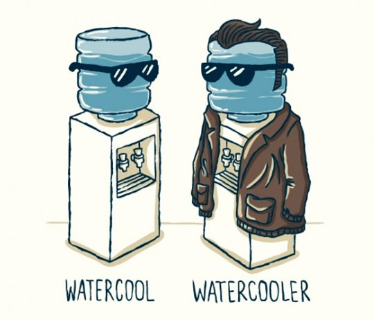 Watercool vs. watercooler…