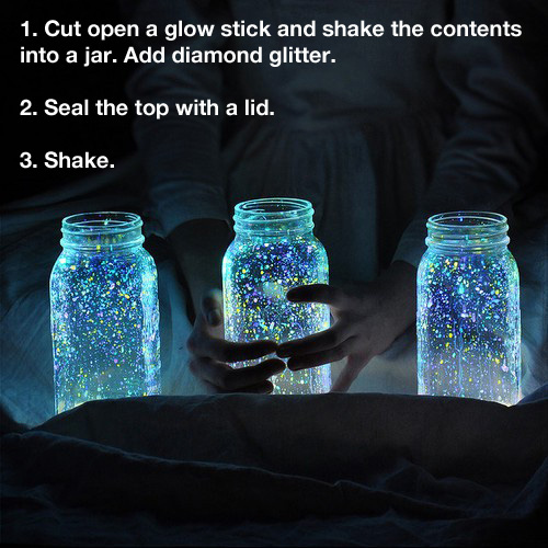 “Fireflies in a Jar” Night Lantern