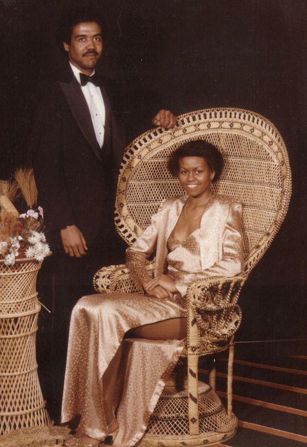 EXCLUSIVE: Michelle Obama with her first boyfriend