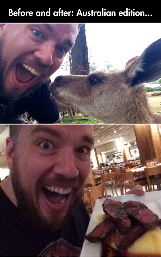 before-after-Australia-kangaroo-restaurant