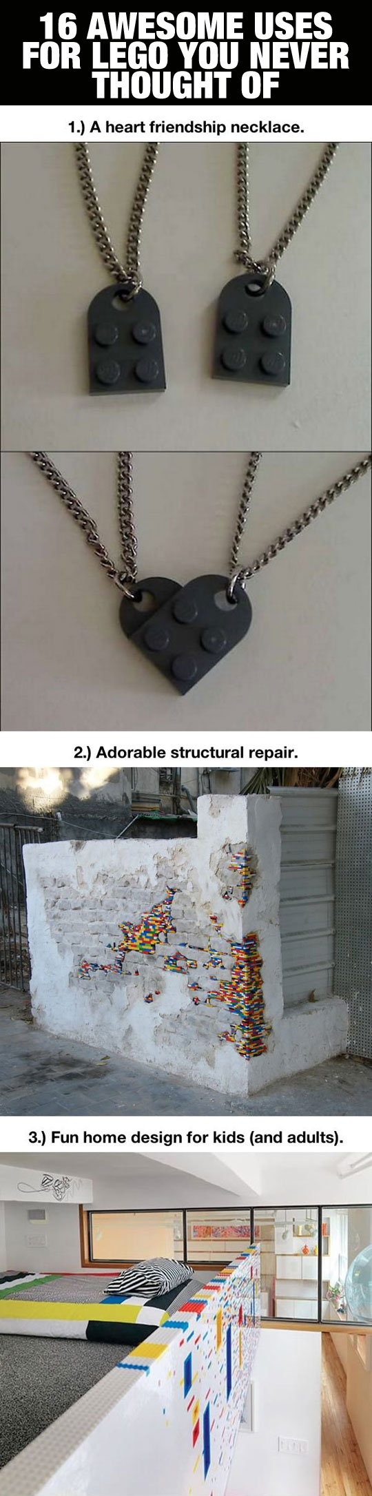 Awesome uses for LEGO you never thought of...