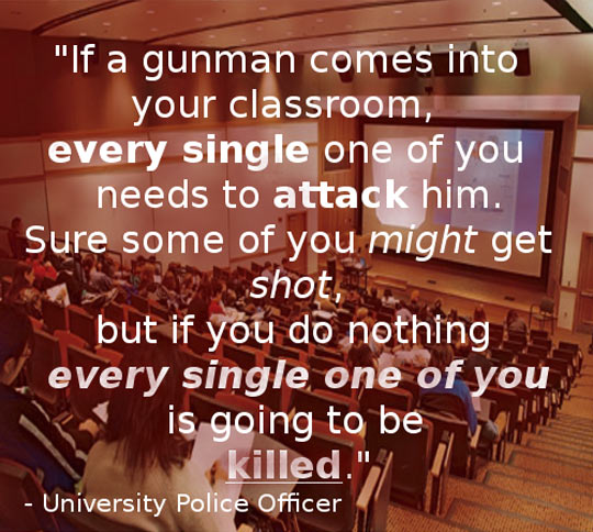 I Was Told This By One Of My University’s Police Officers