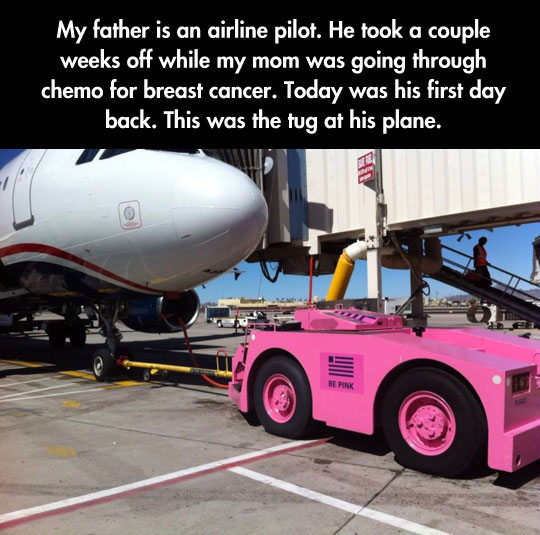 cool-pink-tug-truck-cancer-pilot-airport