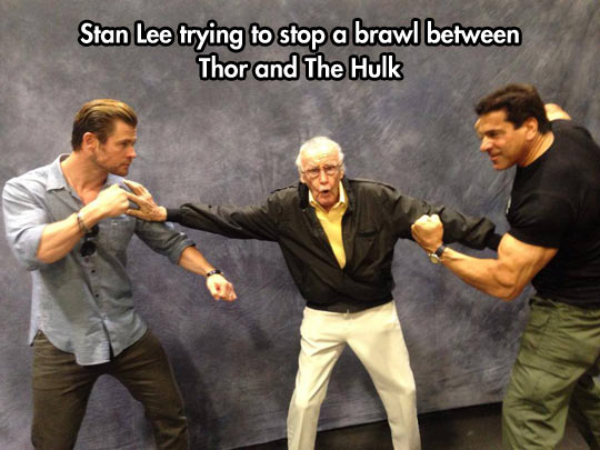 funny-Lou-Ferrigno-Stan-Lee-Chris-Hemsworth-Stan-Lee