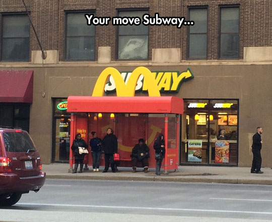 funny-Subway-McDonalds-bus-stop-ad