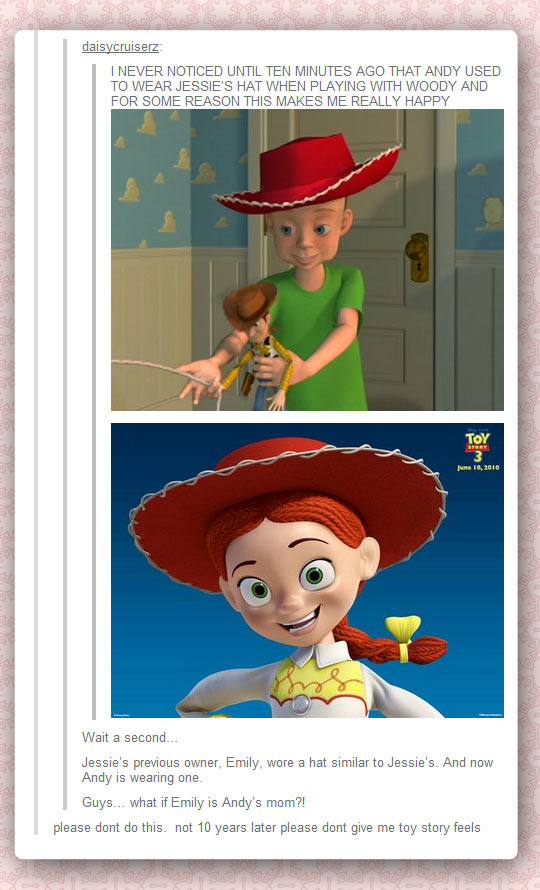 Toy Story theory…