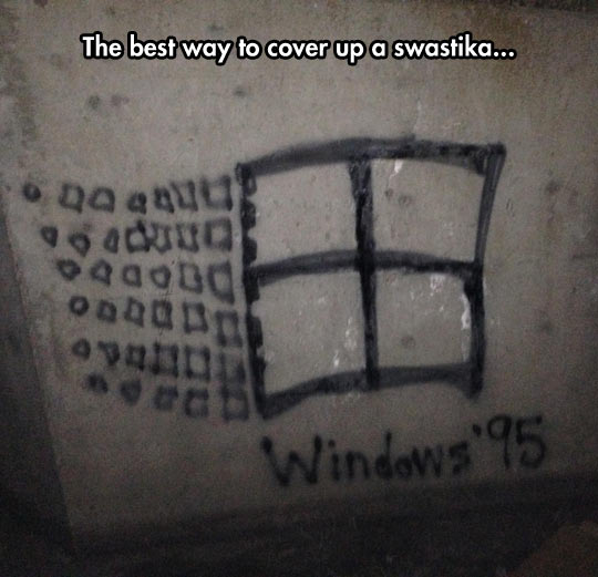 Covering Up a Swastika