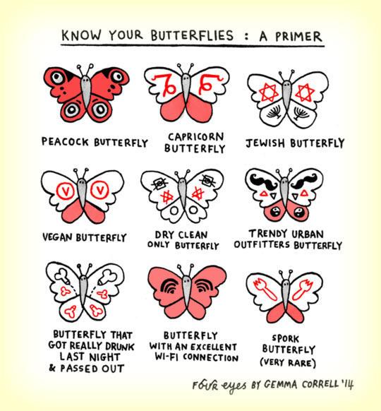 funny-butterflies-drawing-peacock-Capricorn