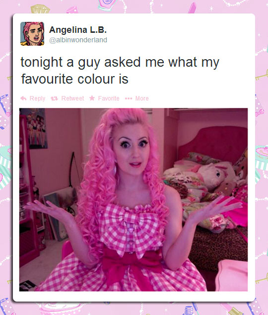 funny-girl-Tweet-pink-hair-color