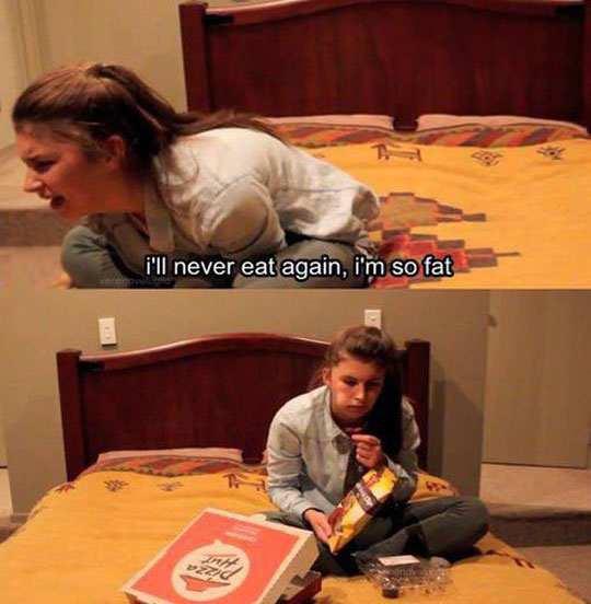 funny-girl-angry-bed-eating