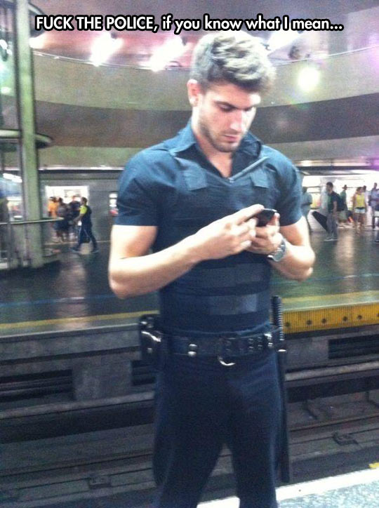 funny-police-security-guard-cute-guy