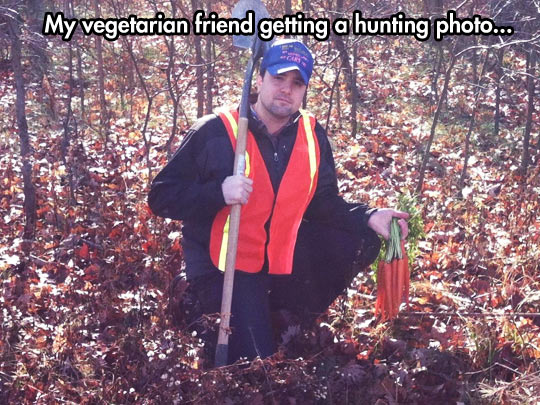 When Vegetarians Hunt
