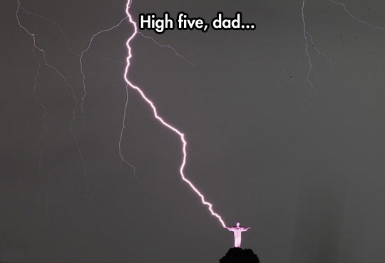 cool-thunder-striking-statue-hand