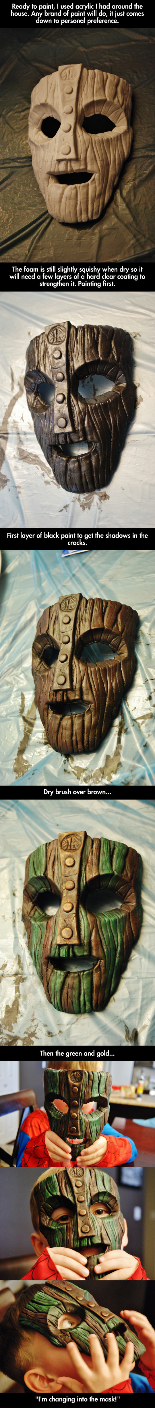 funny-Mask-movie-crayola-model-son