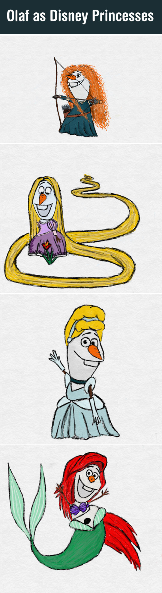 If Olaf Was a Disney Princess