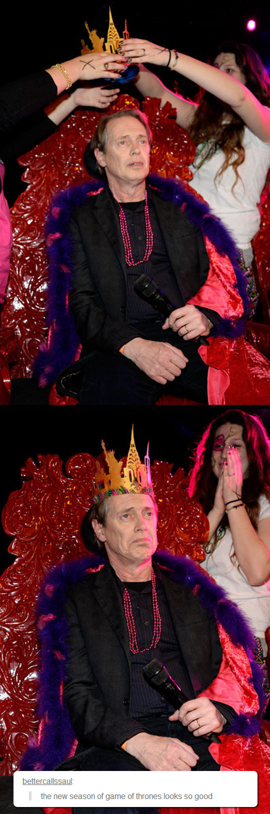 Steve Buscemi Was Crowned Mardi Gras King