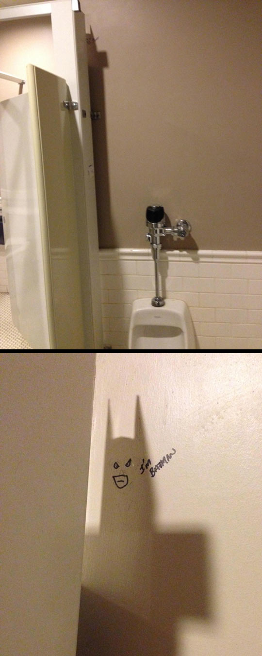 Bathroom Batman