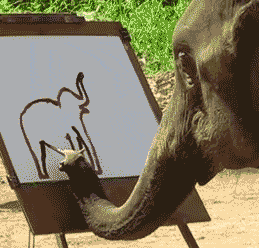 Elephant Painting An Elephant Is Definitely Not Irrelephant