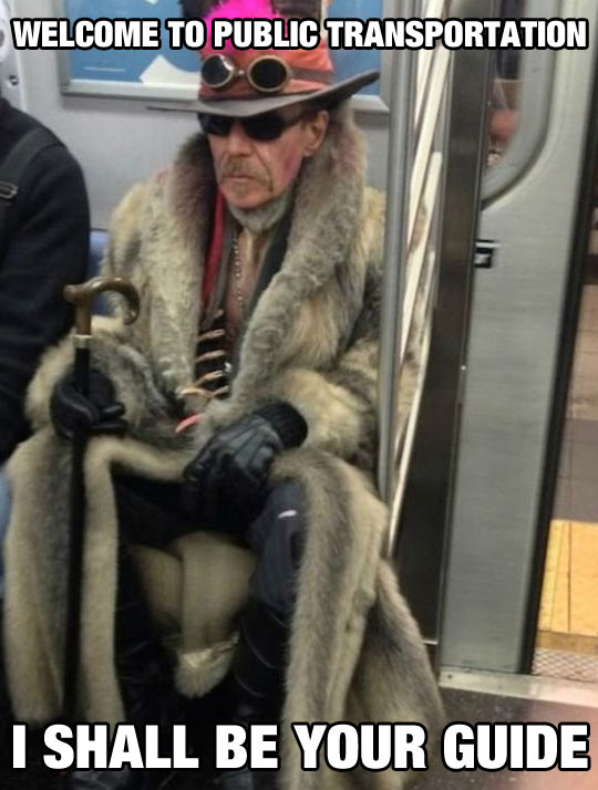 funny-old-man-costume-public-transportation