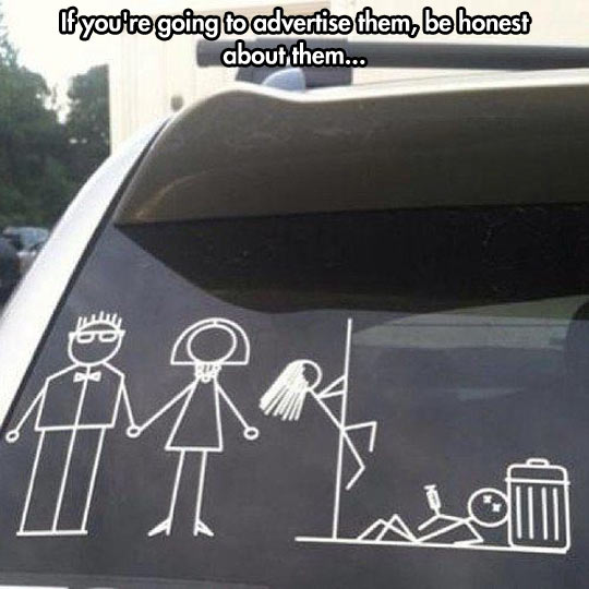 Honest Sticker Family