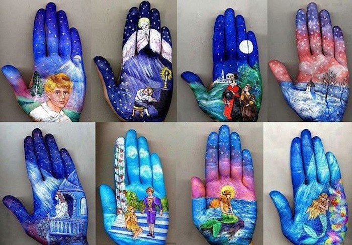 Amazing Hand Painting Art
