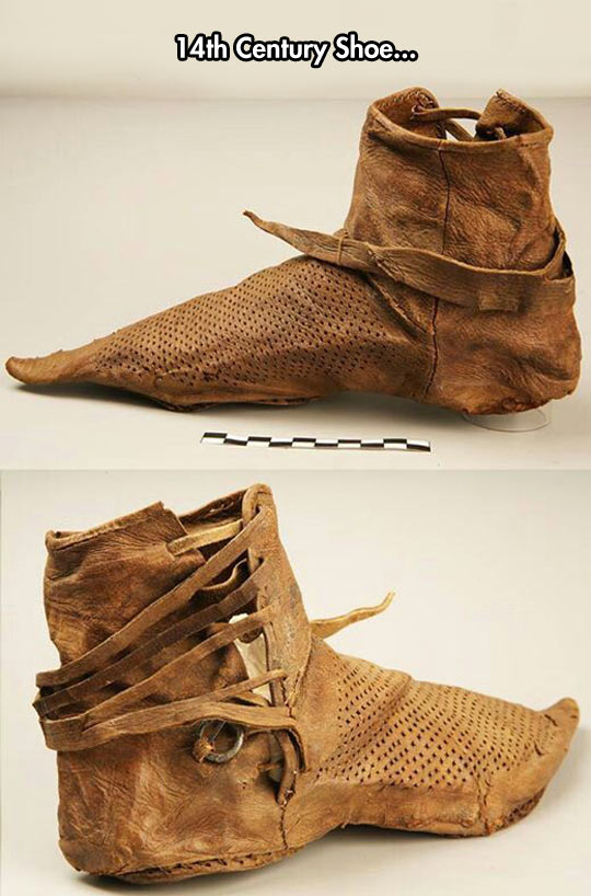 What Old Shoes Used To Look Like