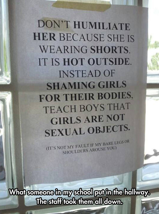 Shaming Girls For Their Bodies