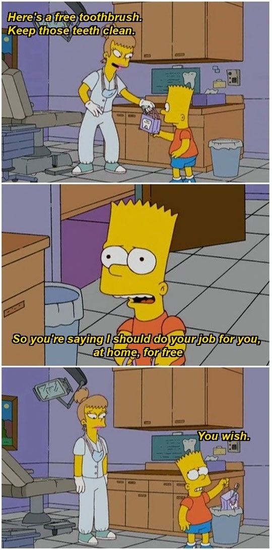 My Favorite Bart Simpson Quote