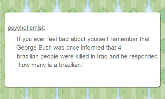 George Bush Stories Never Get Old