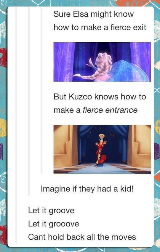 funny-Kuzco-Frozen-entrance-Disney