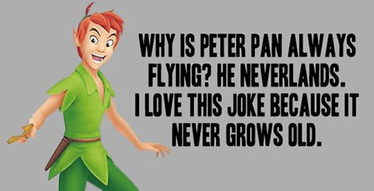 Why Is Peter Always Flying?