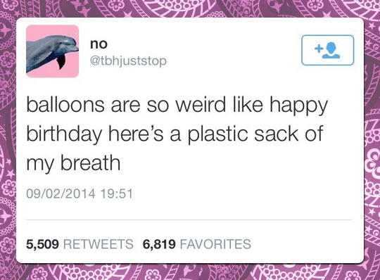 The Oddness Behind Balloons
