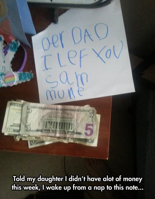 funny-daughter-note-money-dad