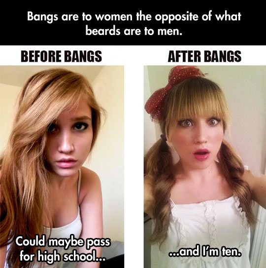 The Difference Bangs Can Do