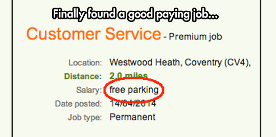 Looking For a Job When Suddenly